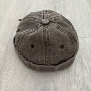 Brown Newsboy Cap
